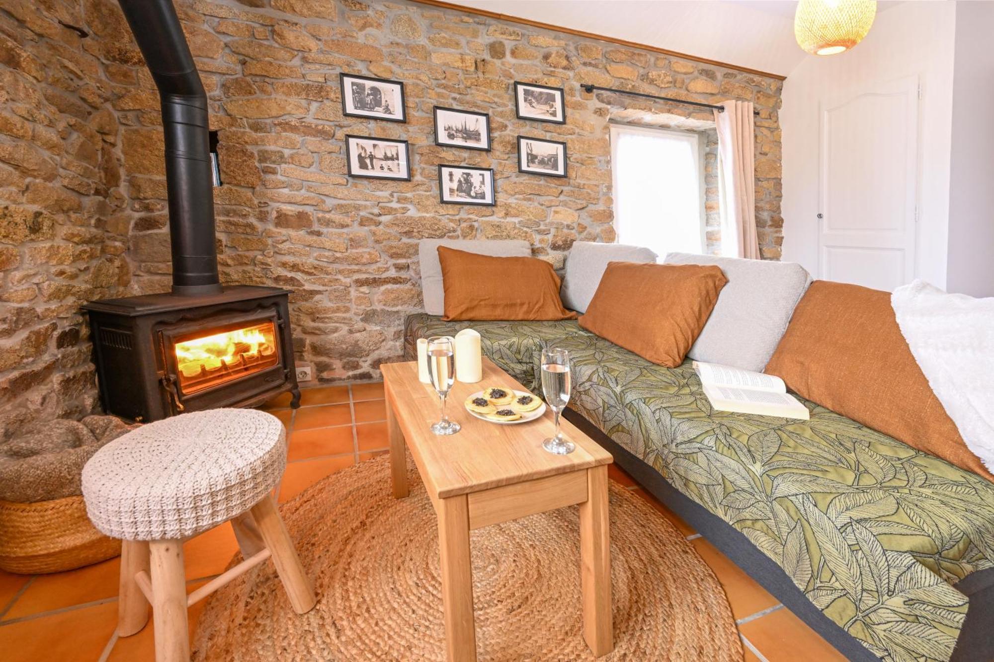 Ker Gana Sauna -jacuzzi Plourin  Bagian luar foto